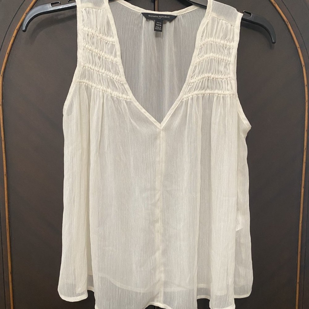 Banana Republic Beige Blouse